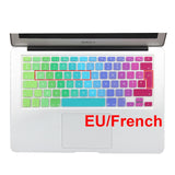 Russian Spanish Colorful Silicone Keyboard Cover